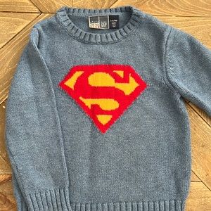 BabyGap Boys Superman sweater Size 4 Years